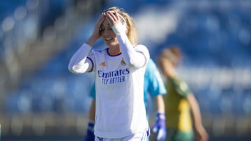 06/02/22 FUTBOL FEMENINO PARTIDO PRIMERA DIVISION IBEDROLA
 REAL MADRID - REAL BETIS
    TRISTEZA ASLLANI 