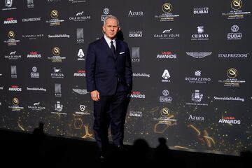 Marco Maria Durante durante la alfombra roja de la I Gala Globe Soccer Europa celebrada en la Costa Esmeralda de Cerdeña.