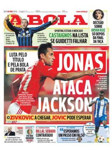 Portadas de la prensa deportiva