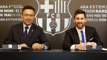 Los dardos de Messi a Bartomeu