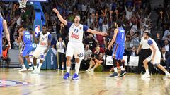 Sergio Llull, durante el partido contra Oklahoma City Thunder.