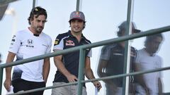 Alonso y Sainz son amigos. 