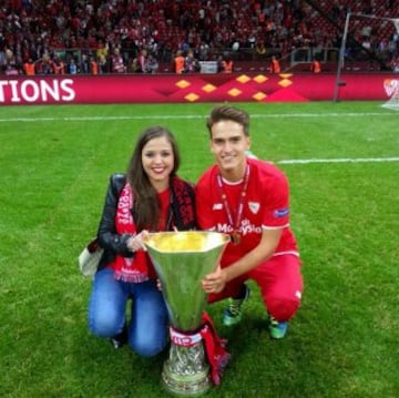 Denis Suárez y Sandra Montoto.
@sandra_montoto