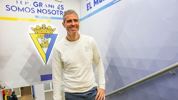 Gaizka Garitano en su presentación como nuevo técnico del Cádiz CF en el Nuevo Mirandilla.