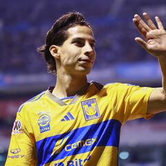 Tigres recupera a Diego Lainez previo a juego contra Santos