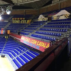 El Barça impide de nuevo una pancarta en apoyo de 'los Jordis'