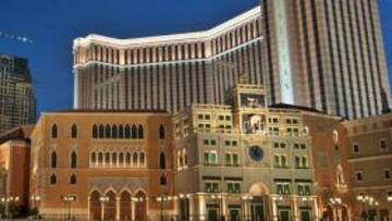 Uno de los espectaculares complejos de Macao.