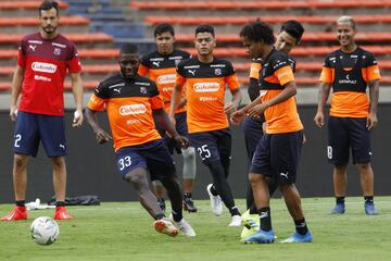 Deportivo Independiente Medellín se prepara en su sede para el compromiso ante Envigado en la undécima jornada de la Liga Águila I - 2019 en Medellín