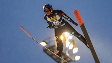 Andreas Wellinger durante la Copa del Mundo de Willingen,.