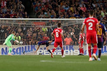 1-2. Stuani marcó el segundo gol.