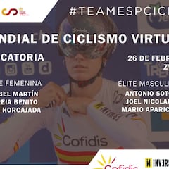 España presenta su equipo para los Mundiales de Ciclismo Virtual