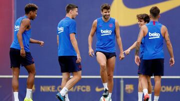 Aleñá y Rafinha: dos maneras de afrontar el pasillo de las collejas