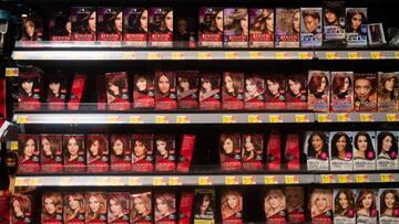 HOUSTON, TEXAS - JUNE 16: Revlon hair products are seen in a Walmart Supercenter on June 16, 2022 in Houston, Texas. Revlon, the 90-year-old cosmetics giant, filed for Chapter 11 bankruptcy due to financial woes and mounting celebrity competition. (Photo by Brandon Bell/Getty Images)