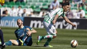 Lolo Reyes con el Betis