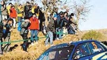 <b>LO INTENTÓ. </b>Solberg no pudo contener los ataques de Loeb.