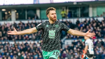 “Estoy encantado de que anotara el gol del triunfo; han sido unos meses difíciles para él”