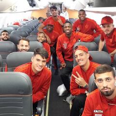 Flamengo viaja a Bogotá en medio de reclamos de hinchas