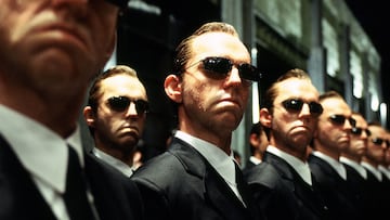 matrix revolutions agente smith hugo weaving clones