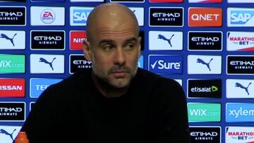 Guardiola no le ve sentido a jugar sin público