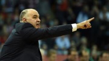 Pablo Laso, en el partido de Múnich.