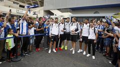 25/05/19 VIAJE SALIDA EN AUTOBUS DEL HERCULES 
 LOS  SEGUIDORES DESPIDEN AL EQUIPO 
  DIEGO BENITO POL ROIGE BENJA ADRIAN JONA Y NANI