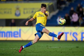 Con esta volea le dio Marc Cardona la victoria a Las Palmas contra el Mirandés la temporada pasada. 