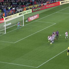 No es casual que ya no entren tantas faltas: la treta del Rayo a Messi...