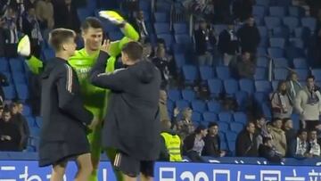 33″ que definen cómo es el vestuario del Real Madrid: Kepa, Brahim y Nacho, con Güler tras el pitido final