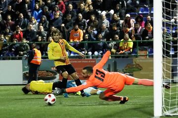 Sant Andreu-Atlético en imágenes