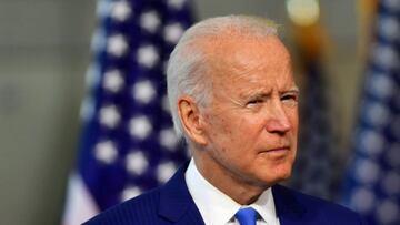 Democratic U.S. presidential nominee and former Vice President Joe Biden delivers remarks regarding the Supreme Court at the National Constitution Center in Philadelphia, Pennsylvania, U.S., September 20, 2020.  REUTERS/Mark Makela