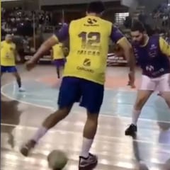 Falcao ha sido, es y será el rey: hasta el rival le chocó la mano después de esta rotura