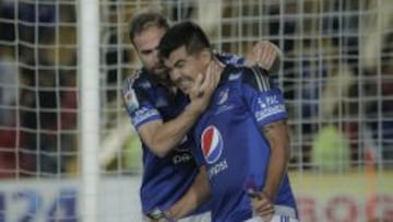 José Harrison Otálvaro celebra el gol ante Deportes Tolima del pasado 7 de octubre