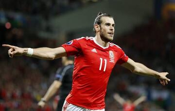 Bale marcó ante Rusia.