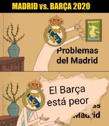 El Madrid, Messi... protagonistas de los memes de la jornada