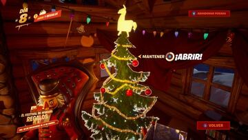 Interactuando con el &aacute;rbol de Navidad obtendremos el skin Teniente Navide&ntilde;o