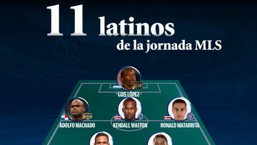 El once ideal de latinos en la semana 24 de la MLS