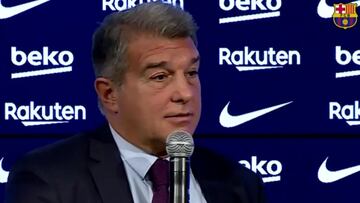 Recado de Laporta a Tebas: "LaLiga nos mira con lupa"