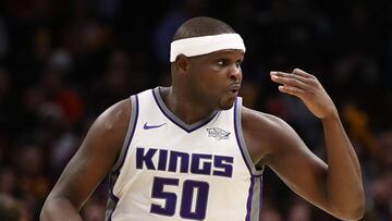 CLEVELAND, OH - DECEMBER 06: Zach Randolph #50 of the Sacramento Kings reacts to a basket in the second half while playing the Cleveland Cavaliers at Quicken Loans Arena on December 6, 2017 in Cleveland, Ohio. Cleveland won the game 101-95. NOTE TO USER: User expressly acknowledges and agrees that, by downloading and or using this photograph, User is consenting to the terms and conditions of the Getty Images License Agreement. Gregory Shamus/Getty Images/AFP
== FOR NEWSPAPERS, INTERNET, TELCOS & TELEVISION USE ONLY ==