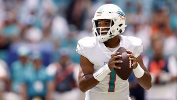 Tua abandon&oacute; el juego entre Miami y Buffalo de la semana 2 durante el primer cuarto y ya fue descartado para el encuentro en Las Vegas.