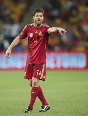 Xabi Alonso, hijo de Periko, ha sido internacional 114 veces y ha ganado dos Eurocopas y un Mundial.