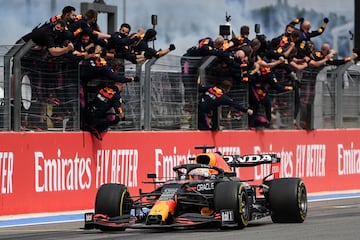 Las mejores imágenes del triunfo de Verstappen en Francia