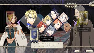 Leones Azules: personajes de Fire Emblem: Three Houses