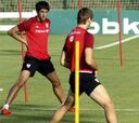 Llorente y Javi Martínez se entrenan; Muniain, recuperado
