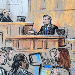 Why is Leonardo DiCaprio testifying at the trial of Fugees rapper?