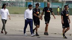 20/08/19 ELCHE  ENTRENAMIENTO 
 DANIEL CARMONA , NICO RODRIGUEZ , PACHETA , DANI MAYO , CHEMA MONZON