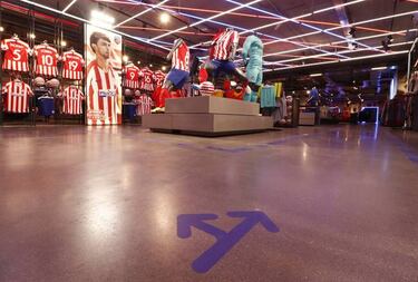 El Atleti reabre sus tiendas