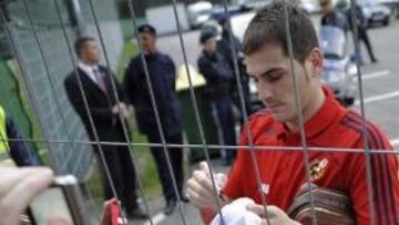 <strong>CAUTO.</strong> El portero y capitán de la Selección se muestra cauto ante el debut de España en la Eurocopa.