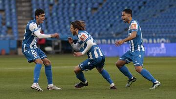 Partido Deportivo de La Coru&ntilde;a -  Pontevedra. gol keko