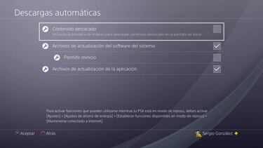 Tutorial PS4: Cómo desactivar las descargas automáticas no autorizadas