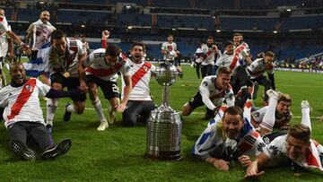 Los hinchas de River gritaron los tres goles a Boca a un año del triunfo en Madrid